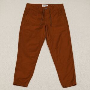 REI Co-op Trailsmith Jogger Pants Mens 34x30 Brown Double Knee Drawstring Hiking